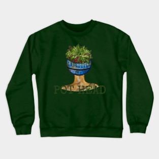 Venus Flytraps Pot Heads Plant Lady Crewneck Sweatshirt